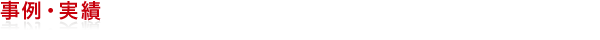 事例・実績